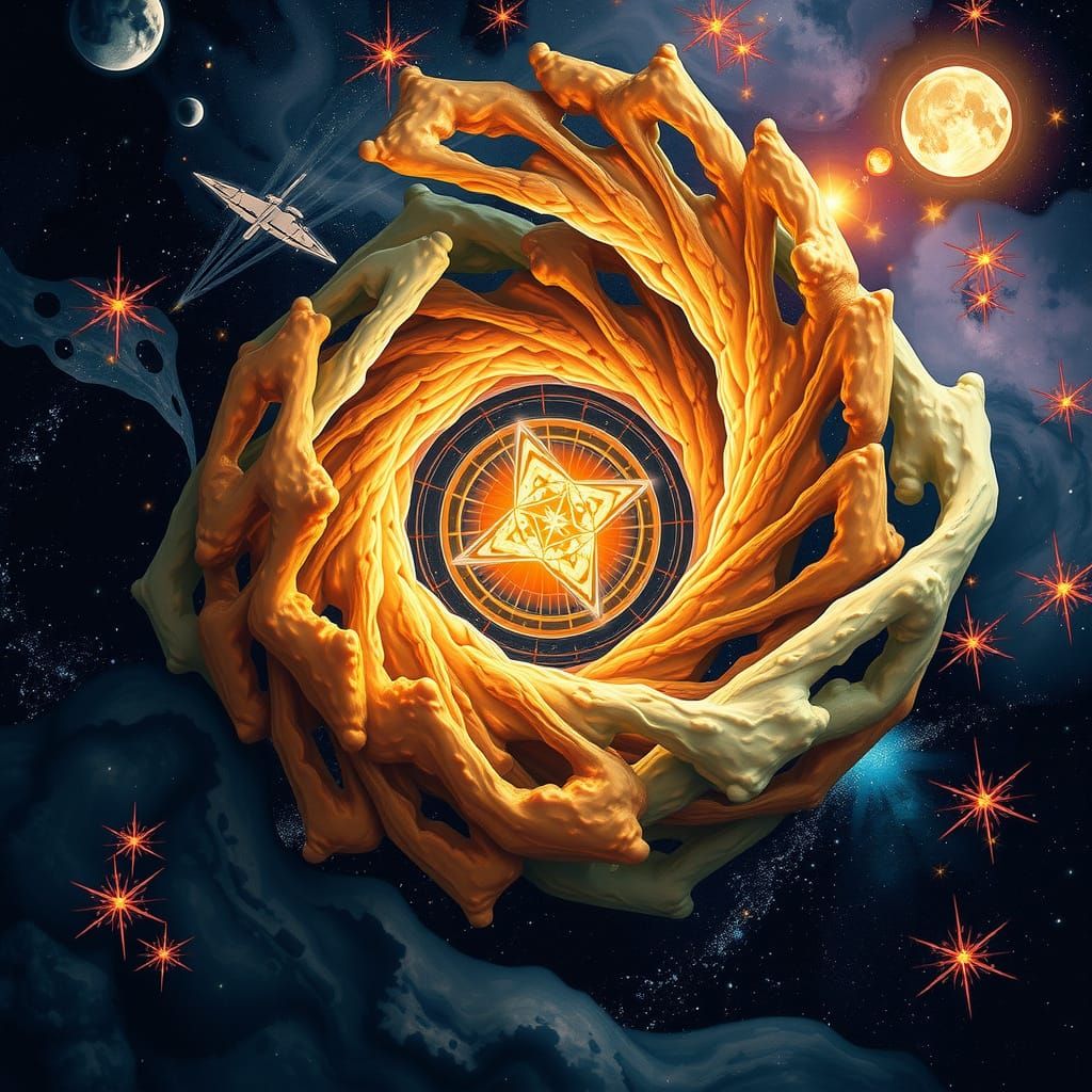 Unique Cosmic Consciousness: An Original Digital Artwork