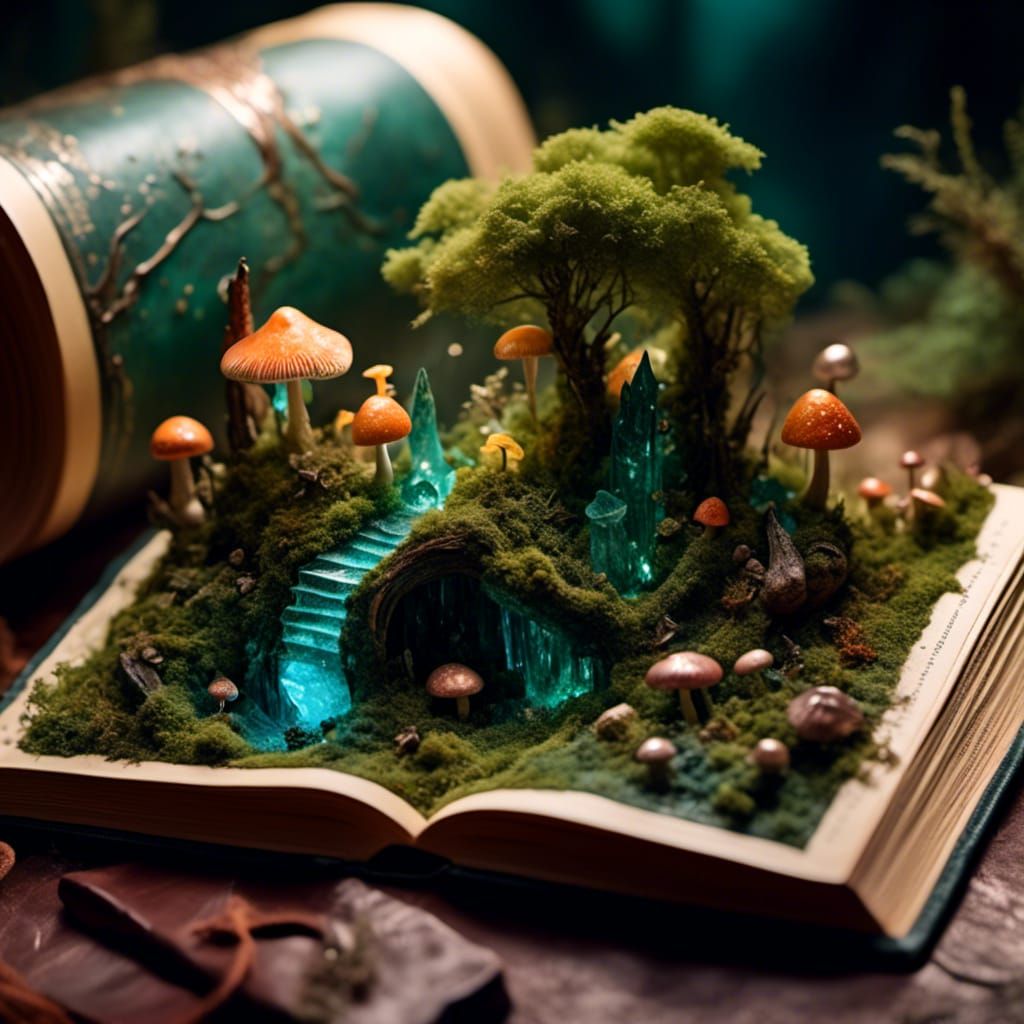Magical Miniature Forest Revealed in Ancient Book
