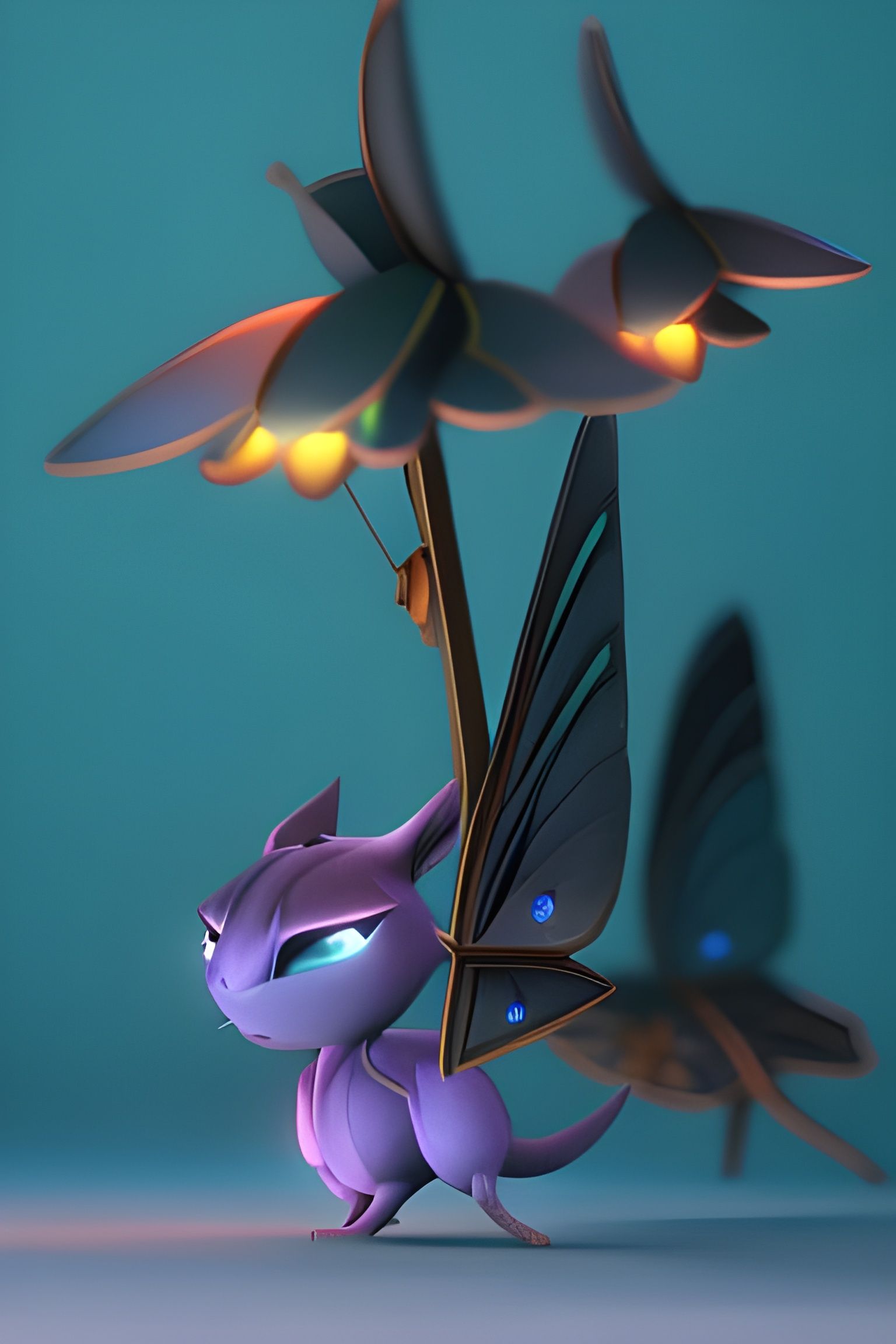 Detailed Butterfly Concept Art in 8k HDR