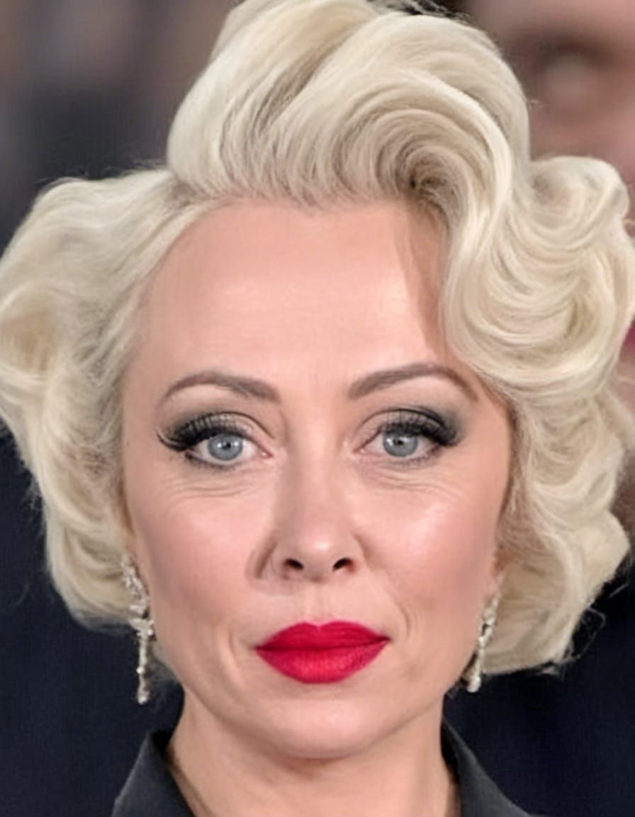 Elegant Woman with Porcelain Skin, High-Fashion Photography