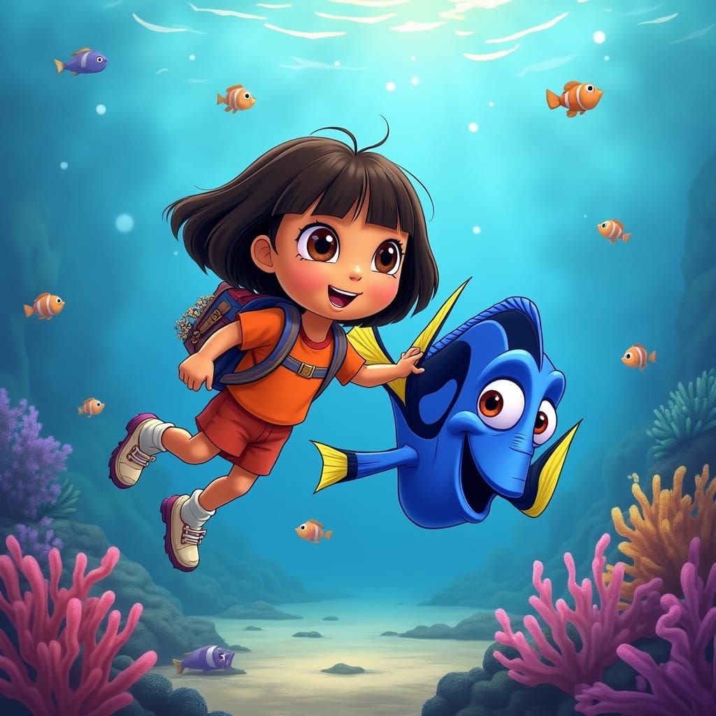 Dora and Dory's Ocean Adventure