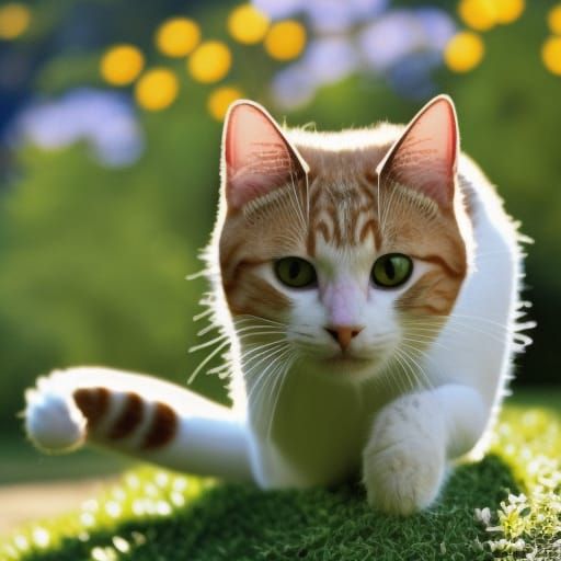 Cat Image Generated by AI