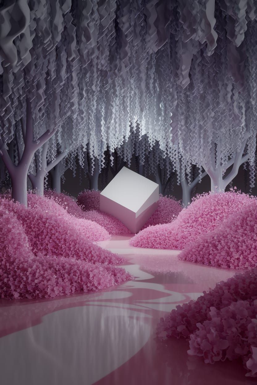 Neongray Hallucinating Vines That Shine