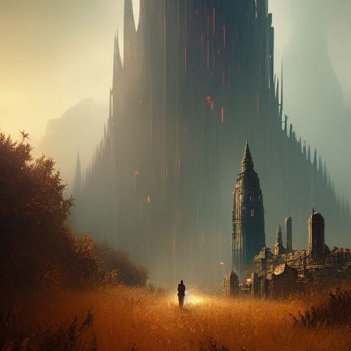 Dark Tower: A Hyperdetailed Dark Fantasy Concept Art
