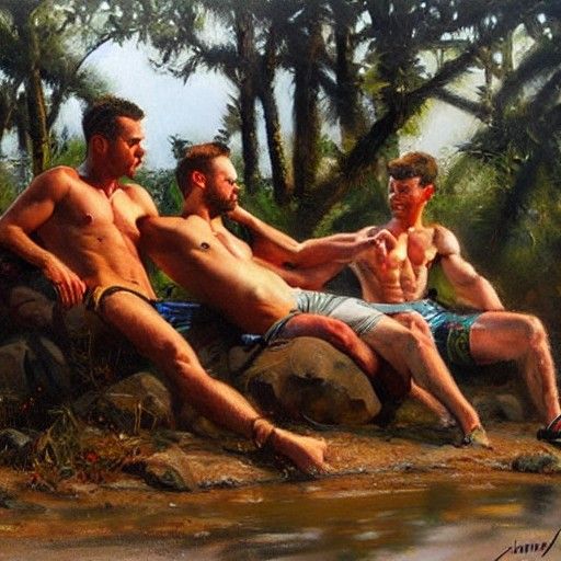 Oil Painting Portrait in Gurney Style