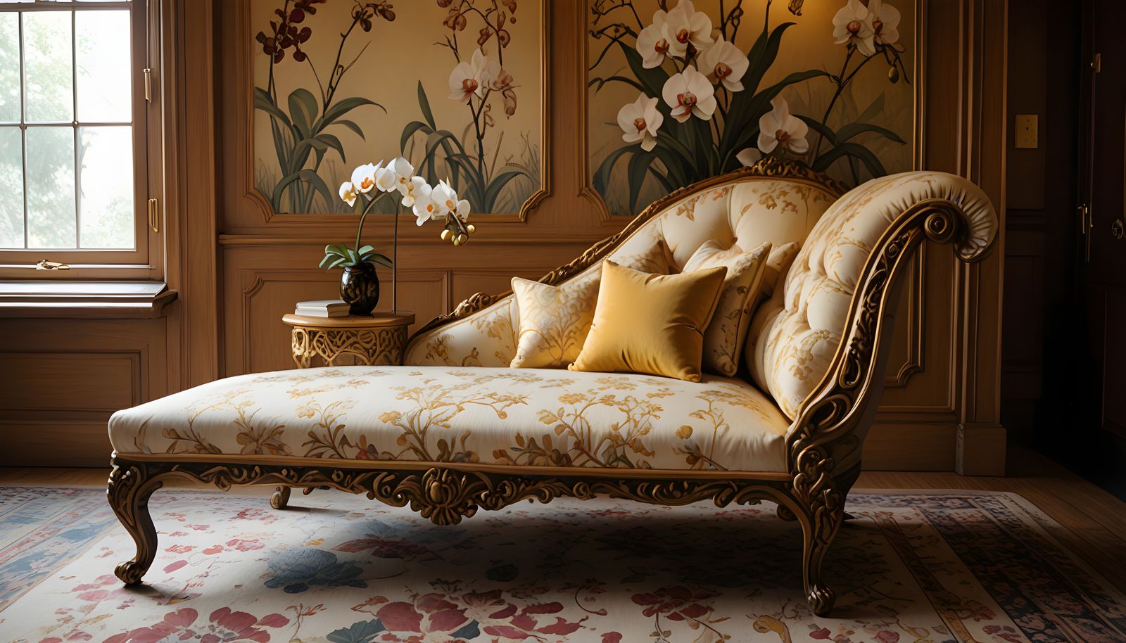 Elegant Art Nouveau Living Room