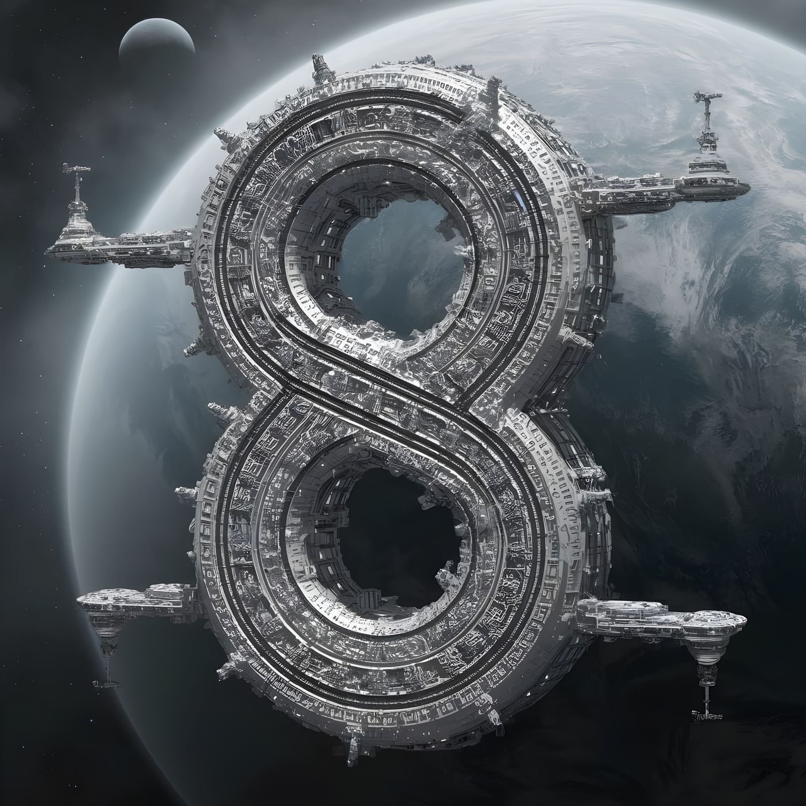 Figure of 8 Space Station Andromeda