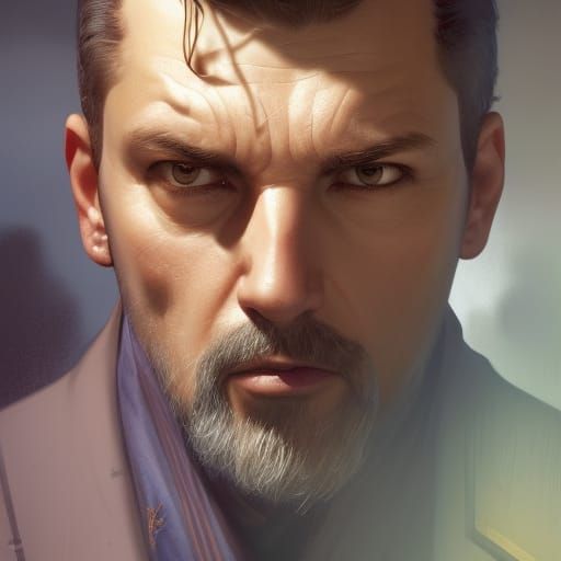 Arthas Menethil as Mafia Boss in Digital Art