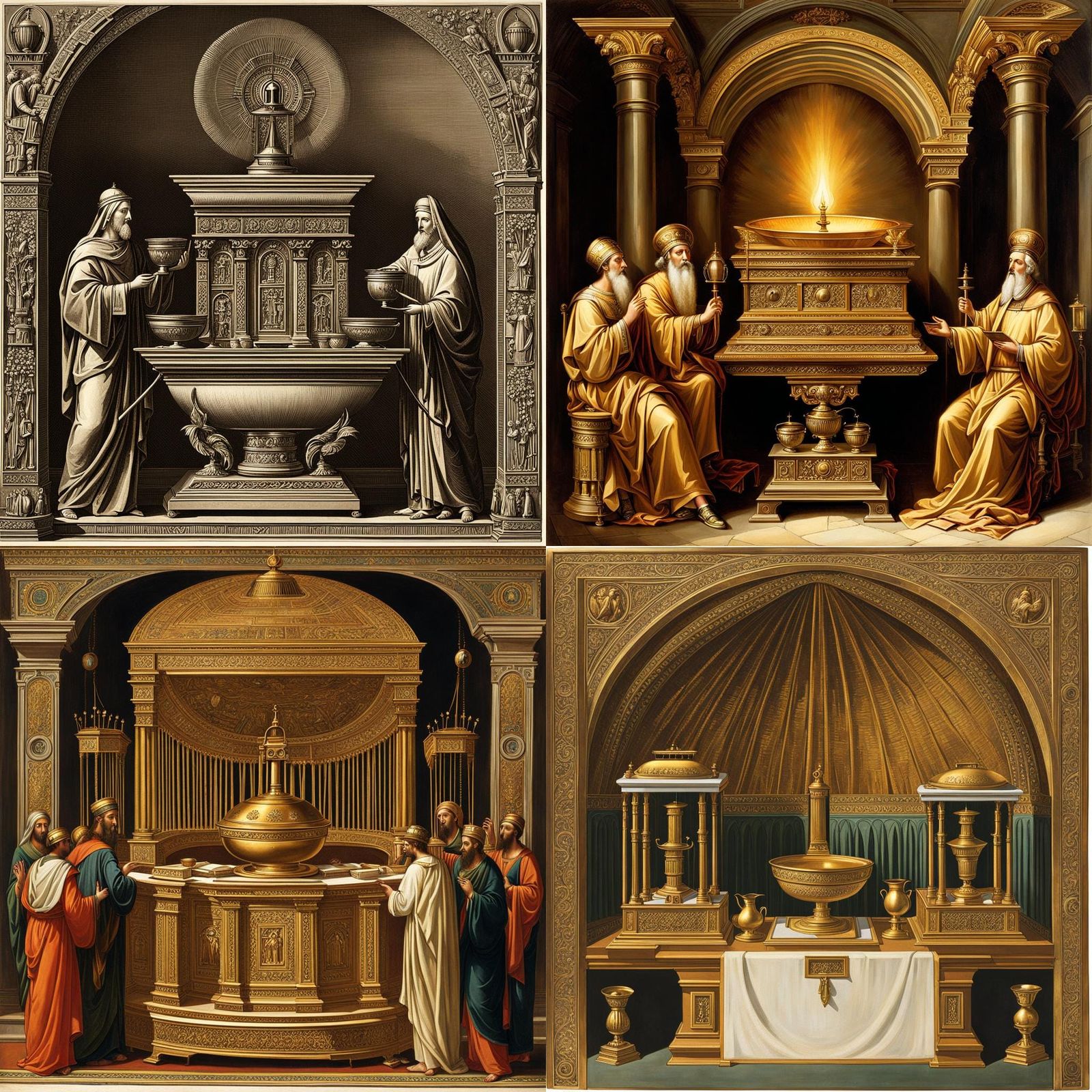 Religious Artifacts: Ark, Altar, Lampstand and More