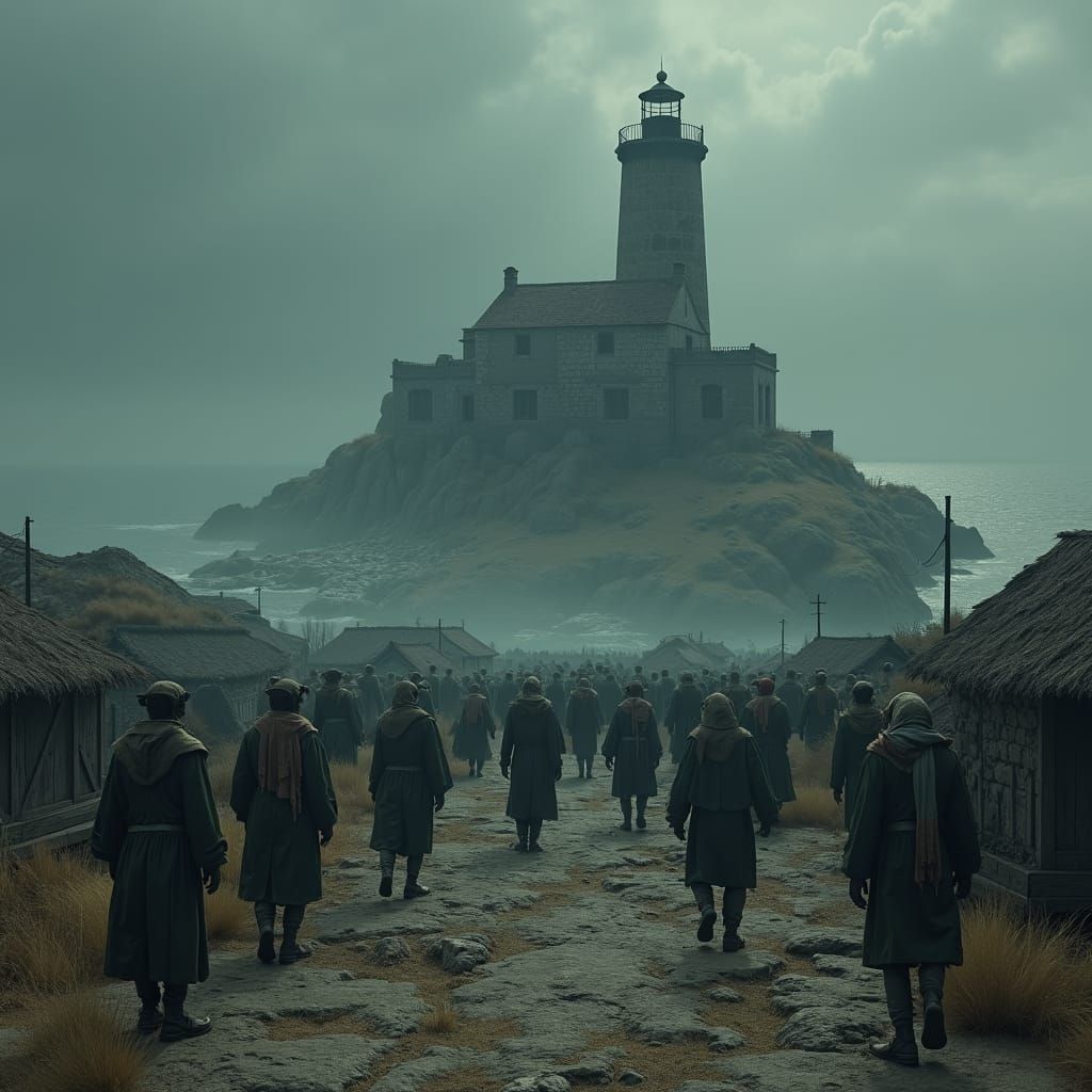 Undead Peasants Overrun Decaying Island Lighthouse