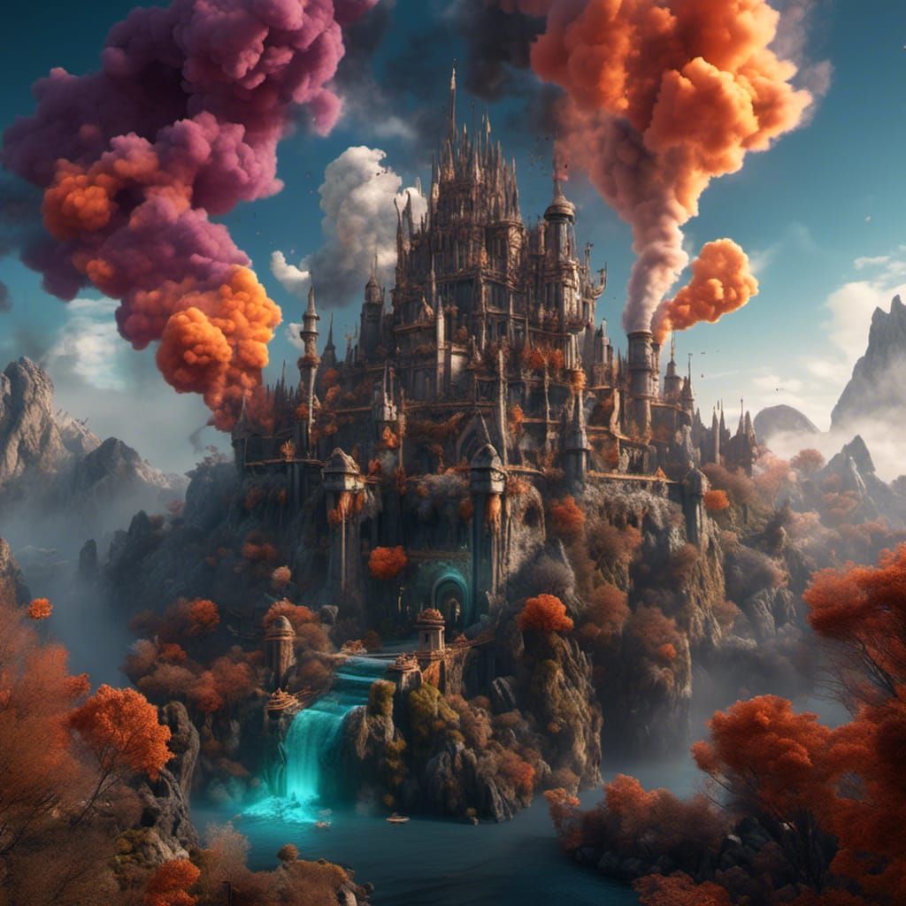 Smoke Without Fire: Detailed Matte Painting in 8K