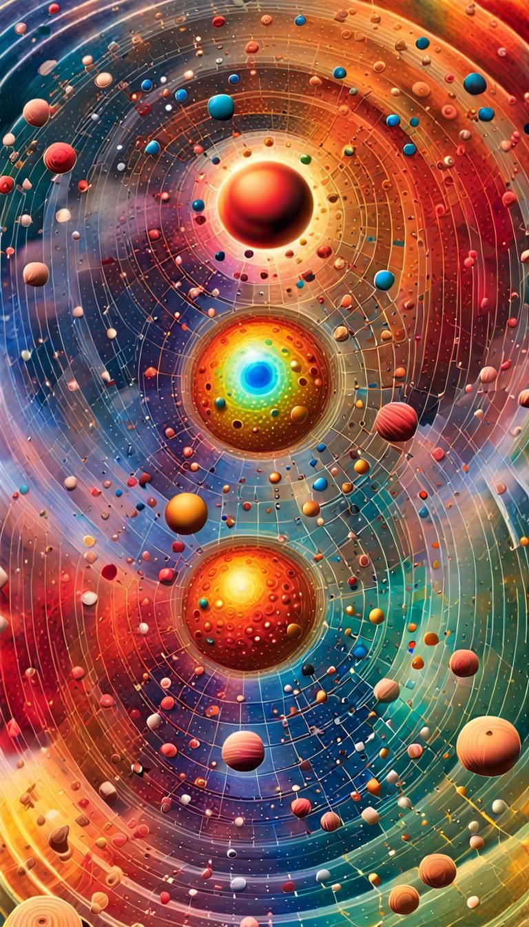 Cosmic Universe: Gravitation and Mass in Psychedelic Art