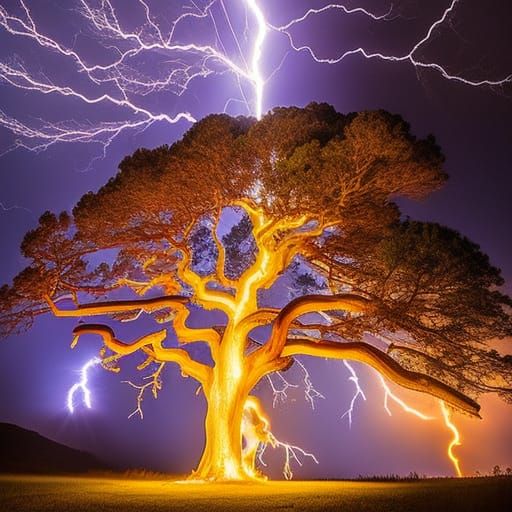 Lightning in a Jar: Hyperrealistic Stormscape