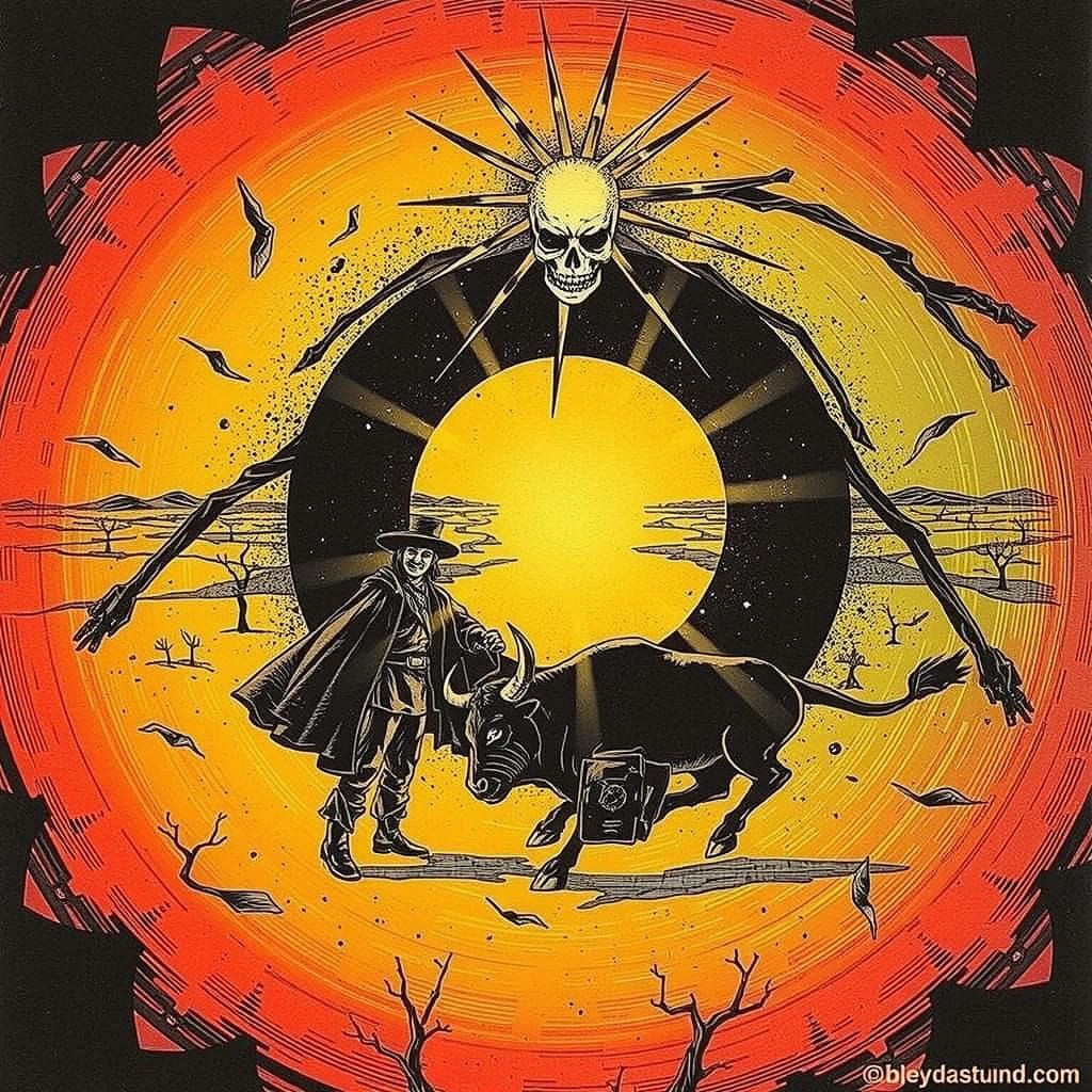 Maldoror and Matador in Surreal Cosmic Battle