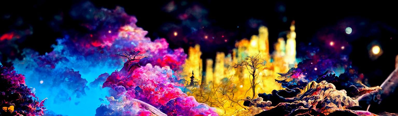Psychedelic Sci-Fi Landscape Photography in 8k Resolution