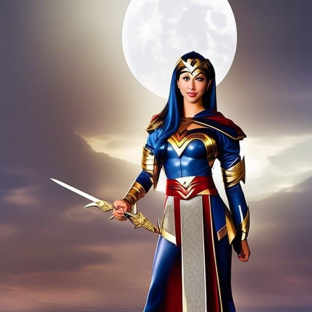 Wonder Woman and Sailor Moon Daughter