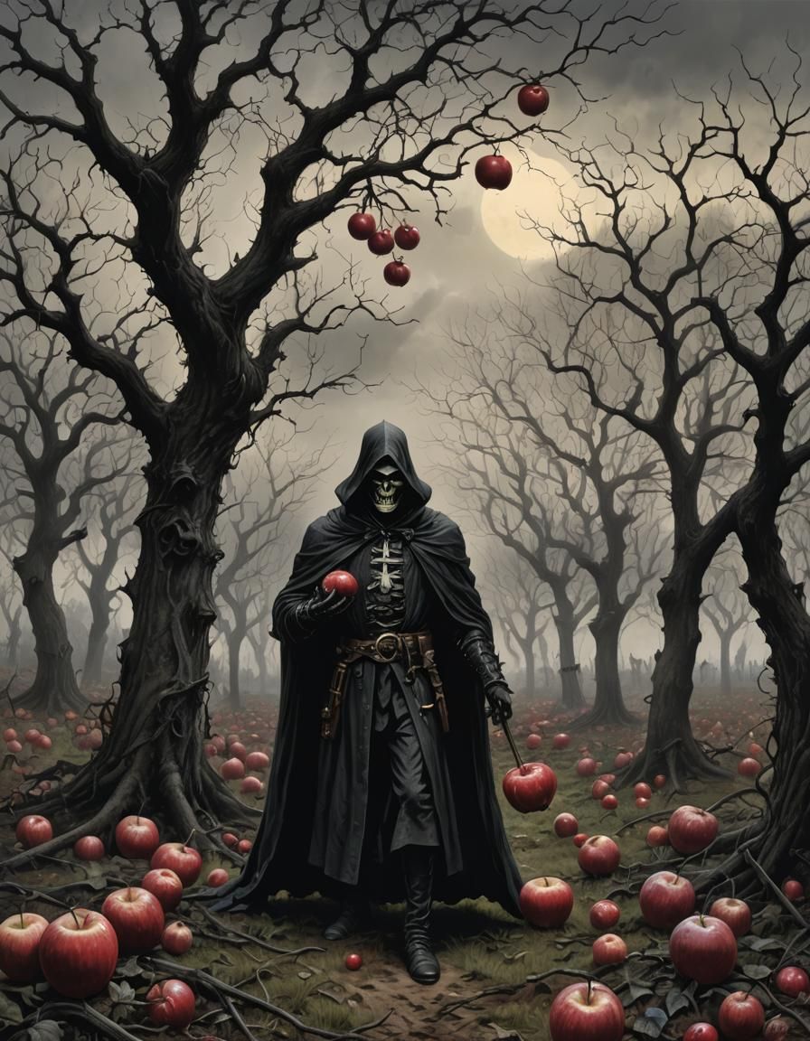 Gothic Horror Poison Apple Orchard