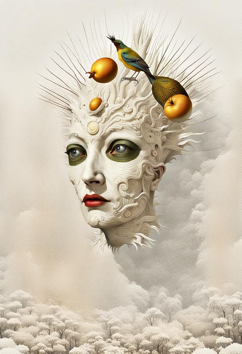 Magical Realism Biological Art in Exquisite Detail