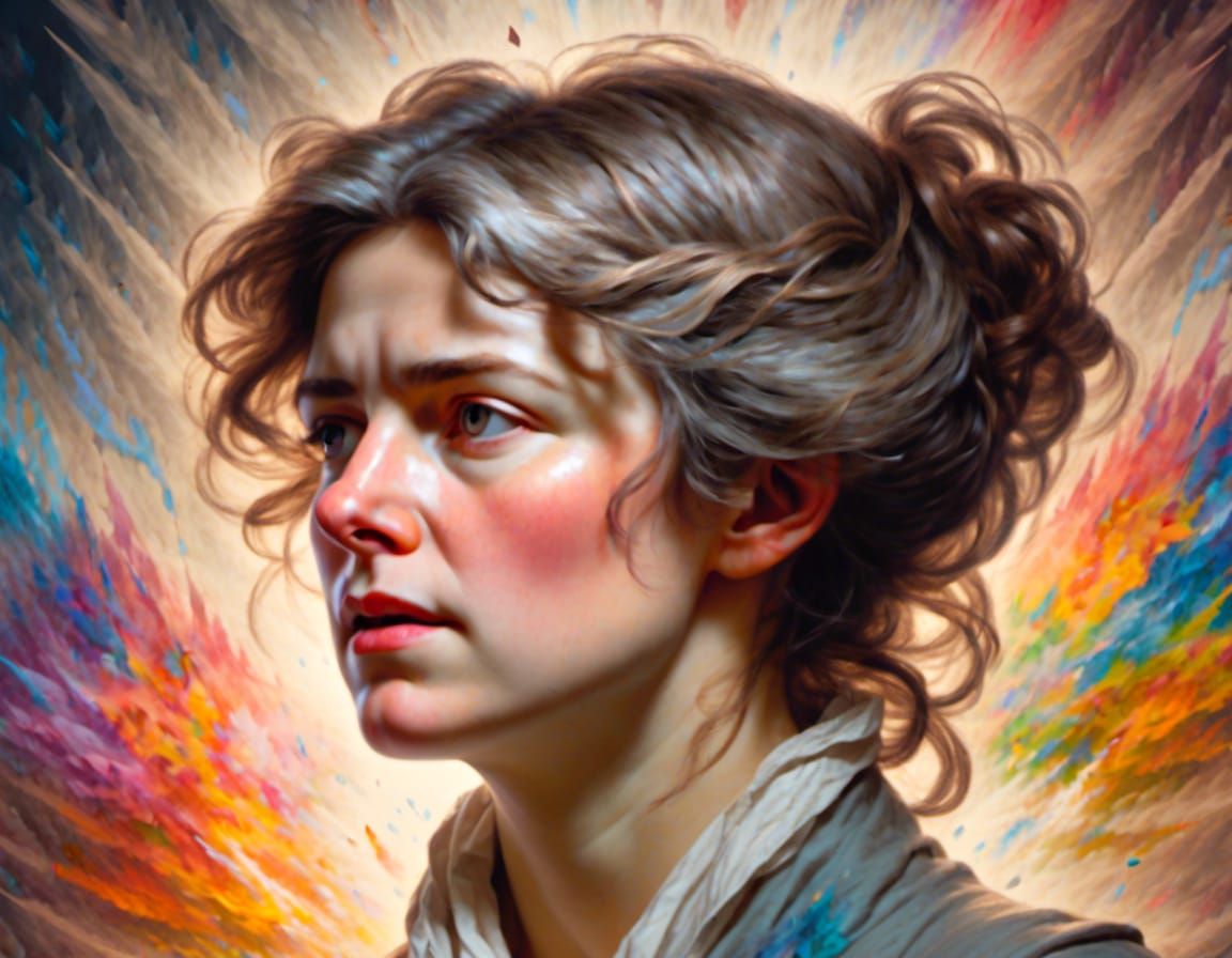 Captivating picture of Mary Wollstonecraft, feminist philosopher, women's rights advocate