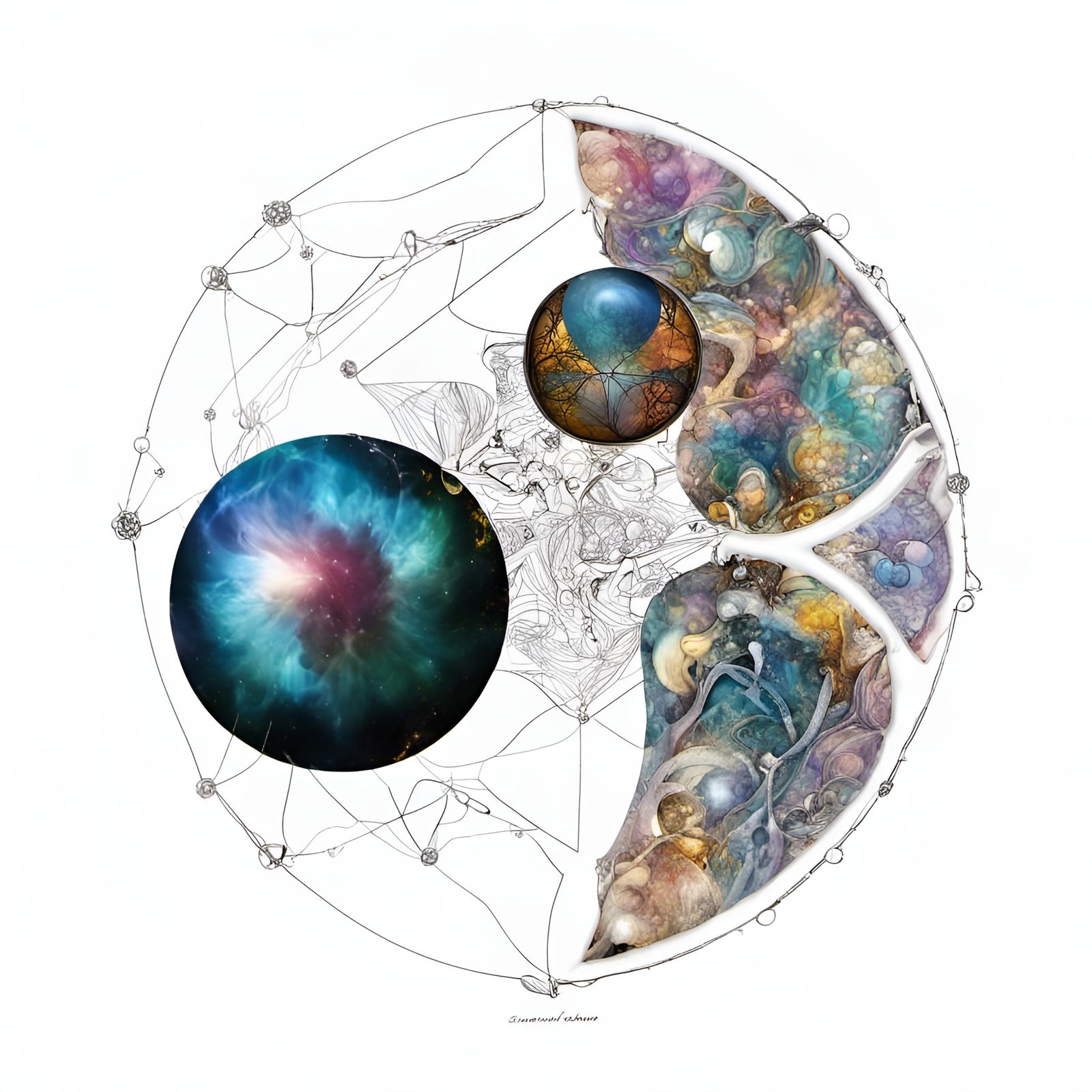 Fractal Flora: A Quantum Zentangle of Abundance