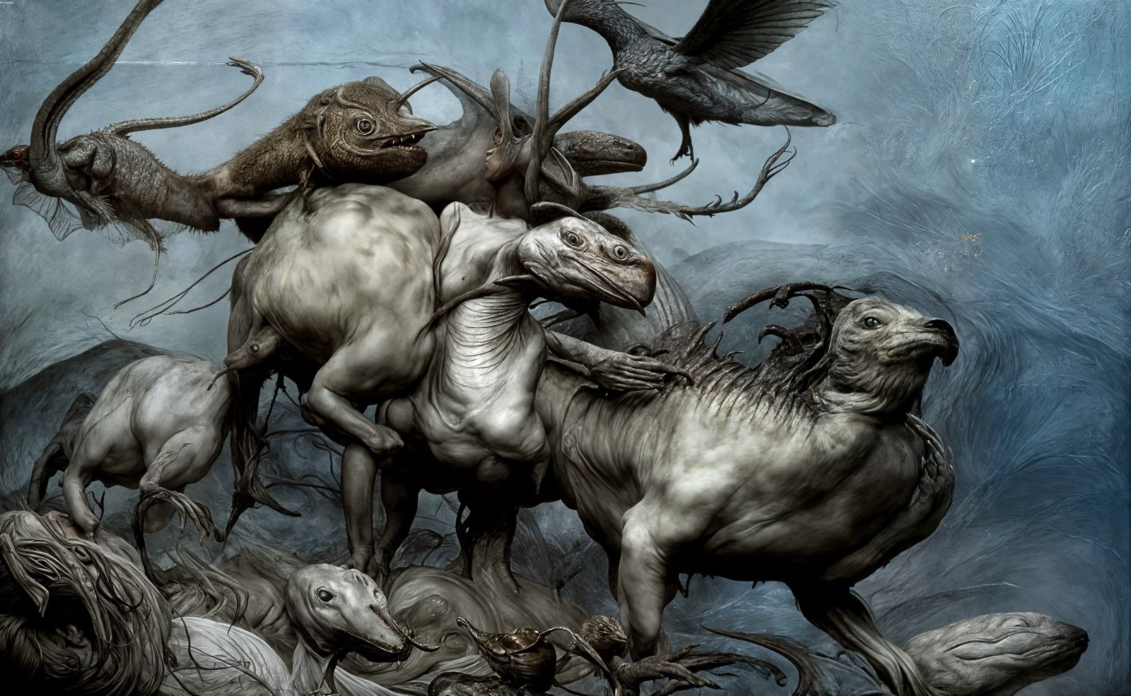 Surreal Interstellar Meal: Digital Painting in Godlike Detai...