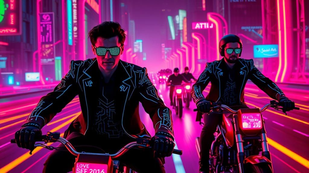 Men in Black Agents in TRON Universe