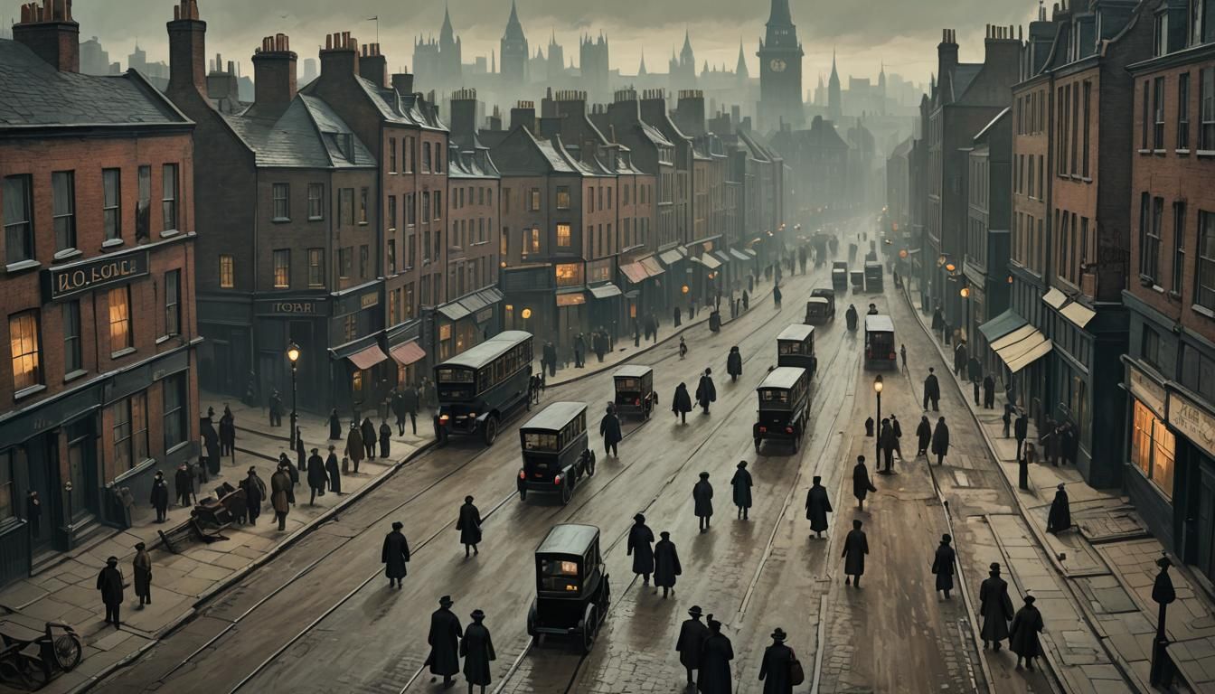 Victorian London: Lowry-esque Desolation in Lovecraftian Sty...