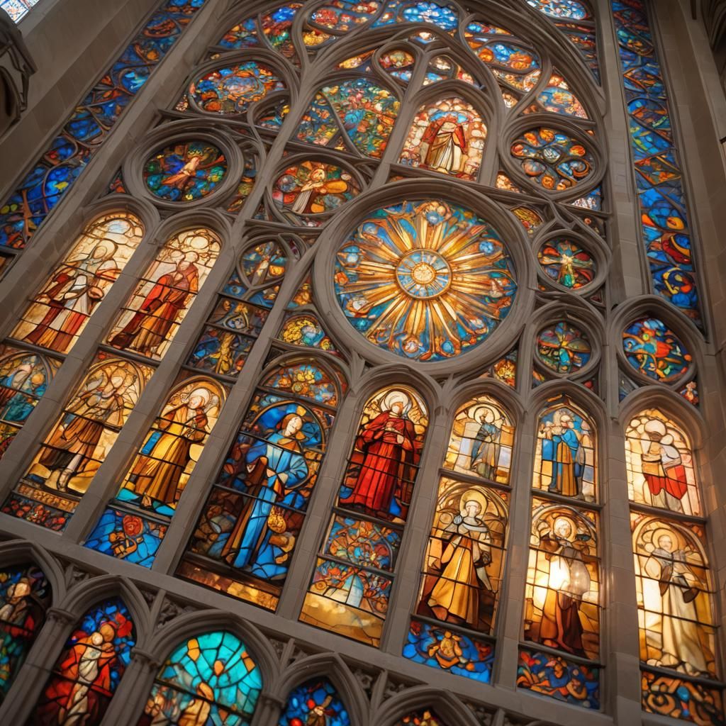 stained glass windows