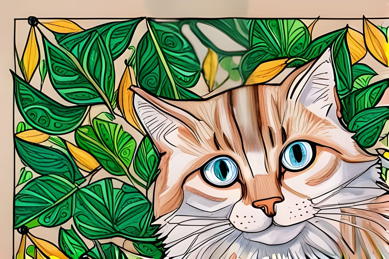 Abstract Image of a Paintbrush