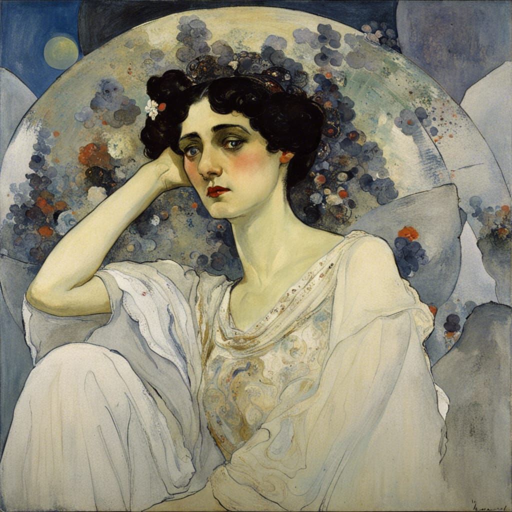 Ethereal, Empty World in Symbolic Style