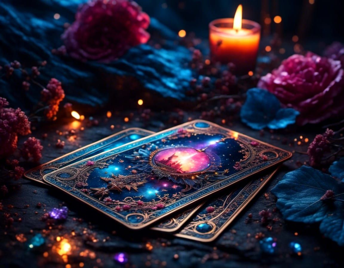 Ornate Tarot Card: Seven of Dreams