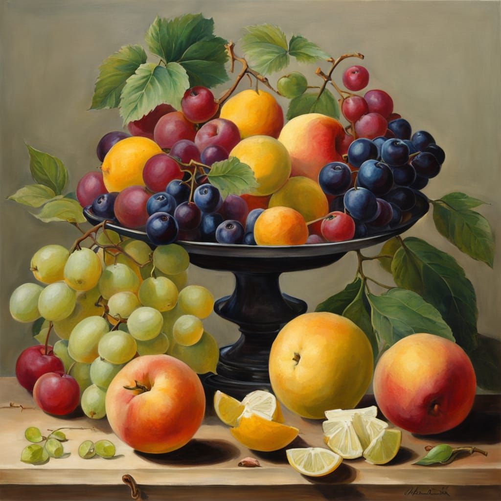 Still life with fruits