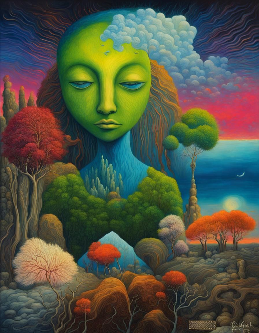 Mother Earth, tired.