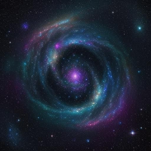 Cosmic Lake Reflects Starry Night in Astral Projection