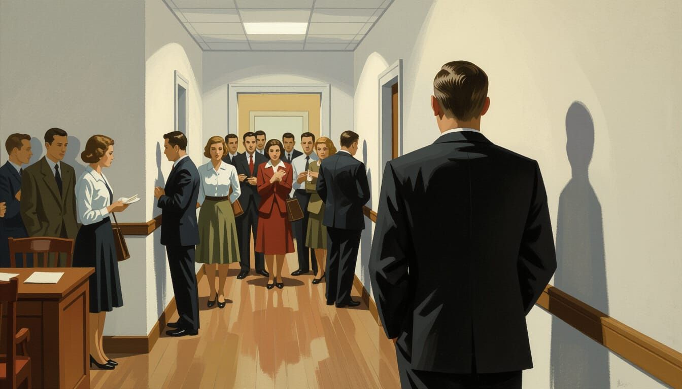 Solitude in the Crowd: A Hopper-esque Isolation