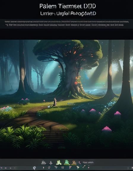 Surreal Hyperrealistic World with Fruit Monster in 3D