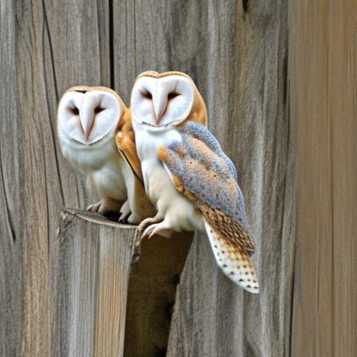 Majestic Barn Owl in Flight