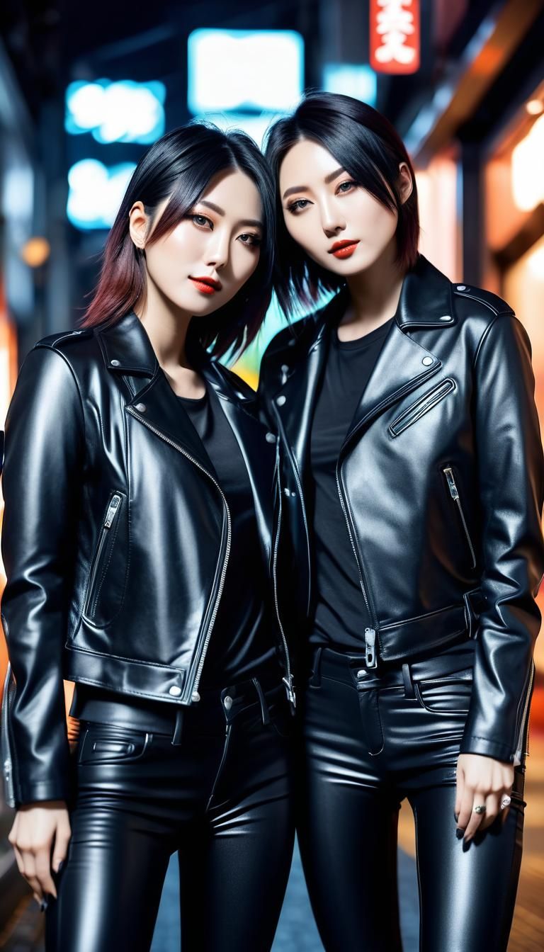 Japanese Women in Leather: Glamour and Affection