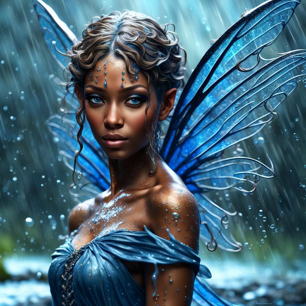 Fairy in the Rain