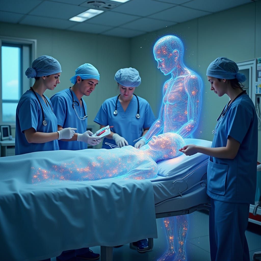 3D Colorful Diagnostics in a Hospital Setting