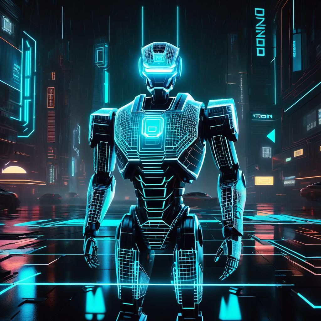 3D Holographic Android