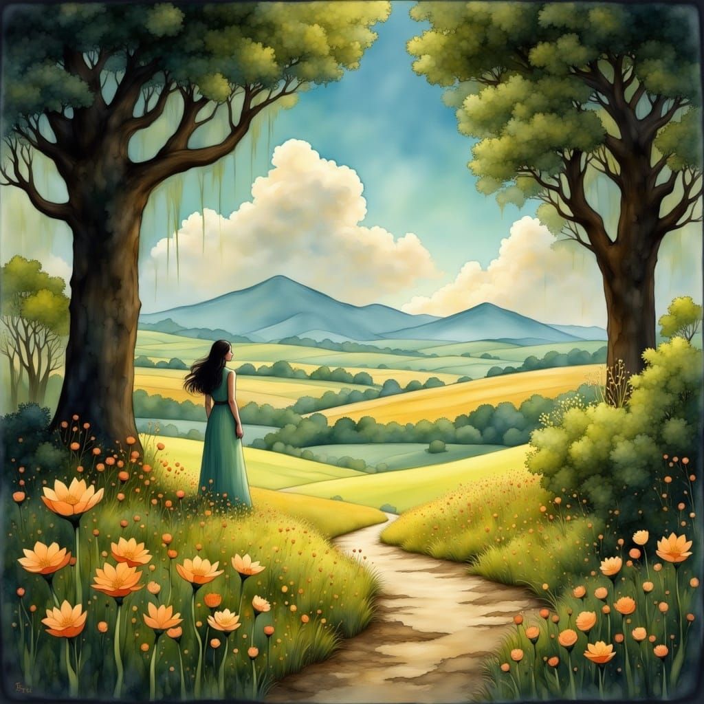 <lora:Liquid Ink Flux:1.0> Studio Ghibli, Anime Key Visual, by Makoto Shinkai, Deep Color, Intricate, 8k resolution conc...