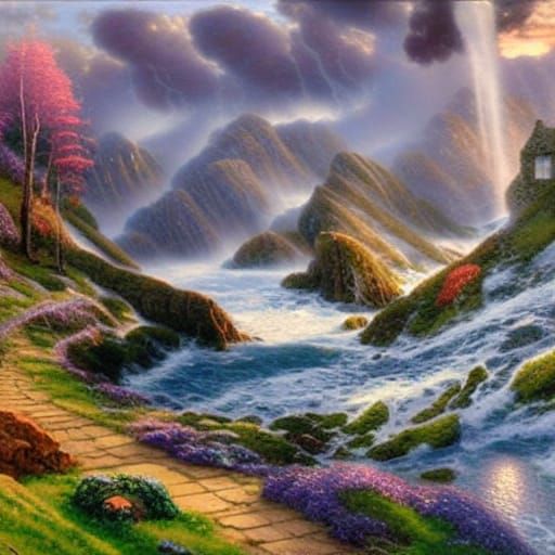 Ethereal Fantasy Spirit of Albion Landscape