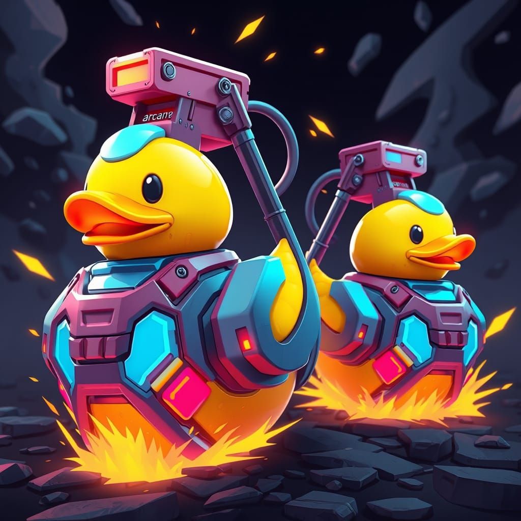 Weaponized exploding rubber duck grenade bombs Made by JINX ...
