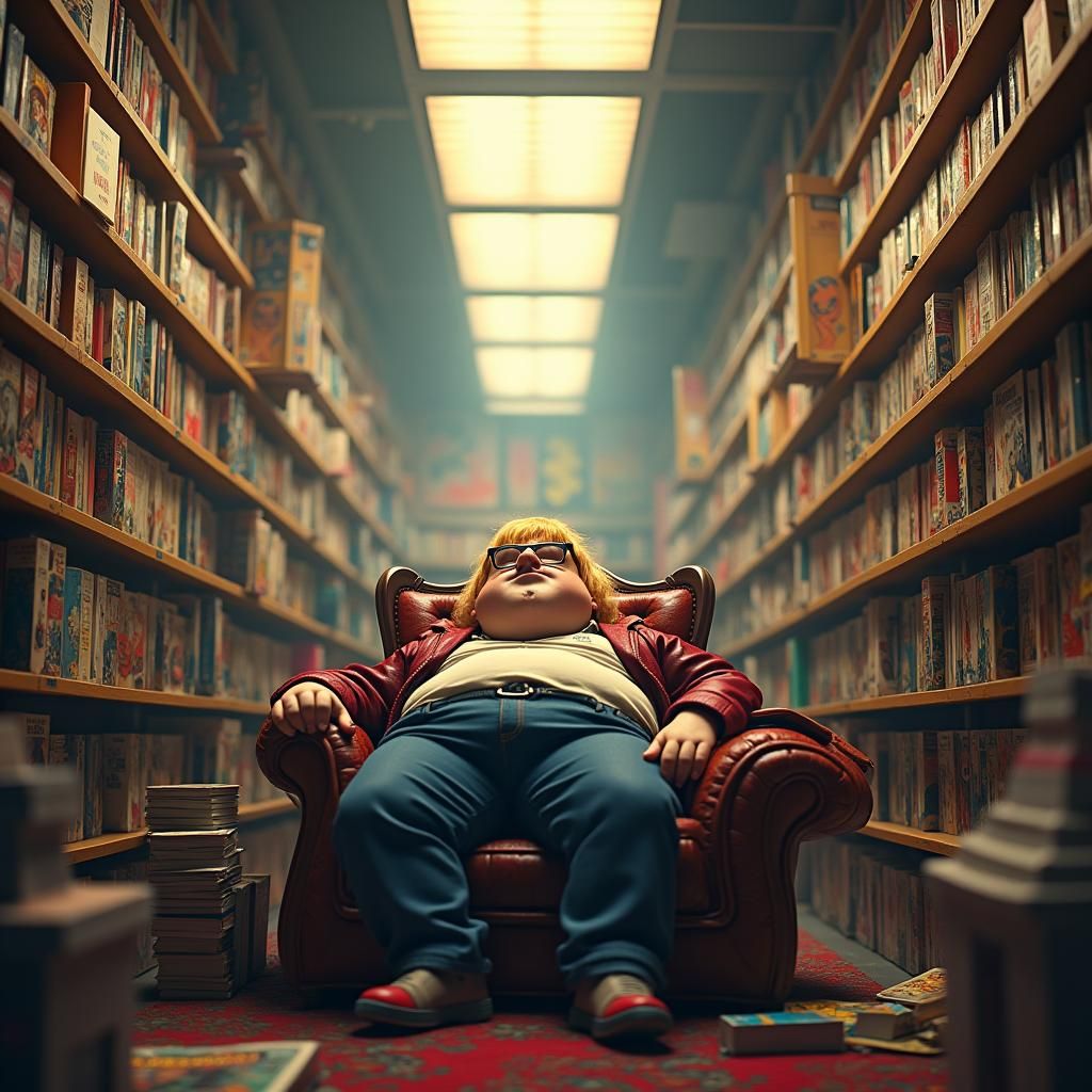 Chris Griffin in a Comic Book Store