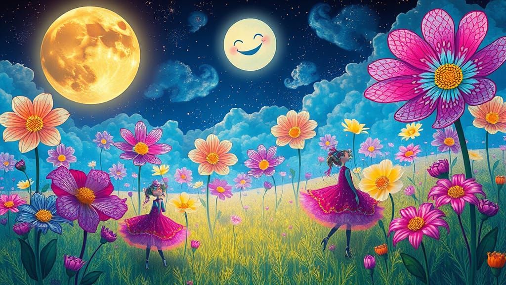 Dreamlike Carnival in a Fantastical Realm