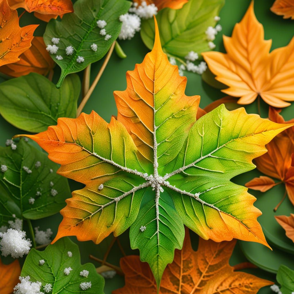 All Seasons Depicted in a Hyperdetailed Eye