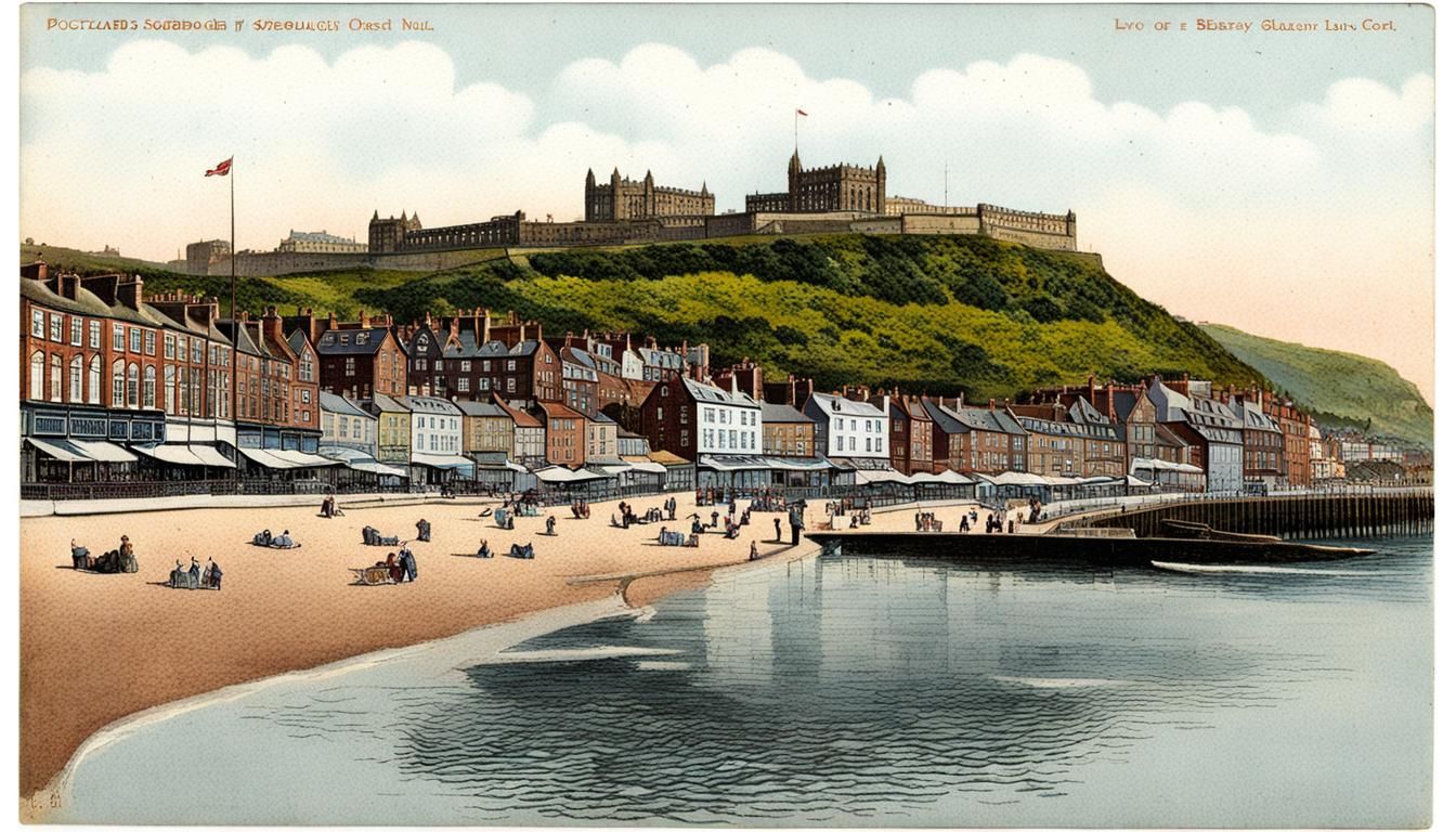 Scarborough Postcards: AI-Generated Vintage Views