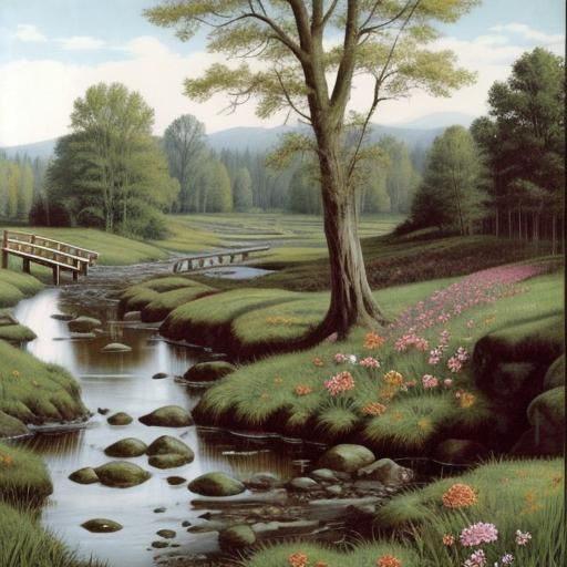 Abstract Art Image Generated by AI