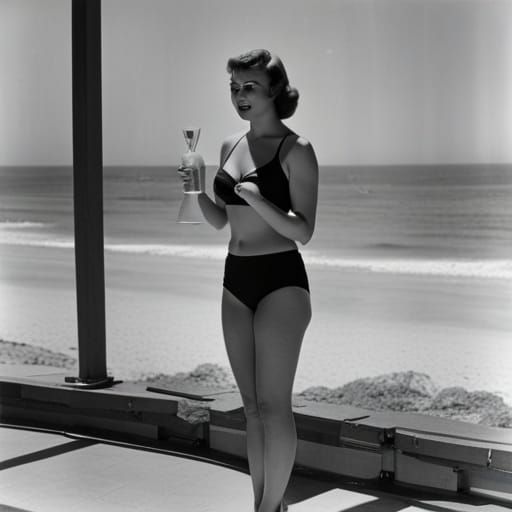 1950s housewife goes to the Gym